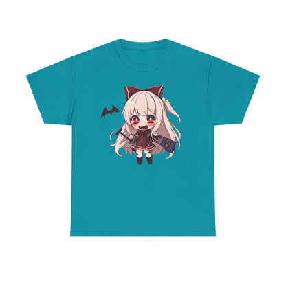 Chibi Vampire Girl Heavy Cotton Tee