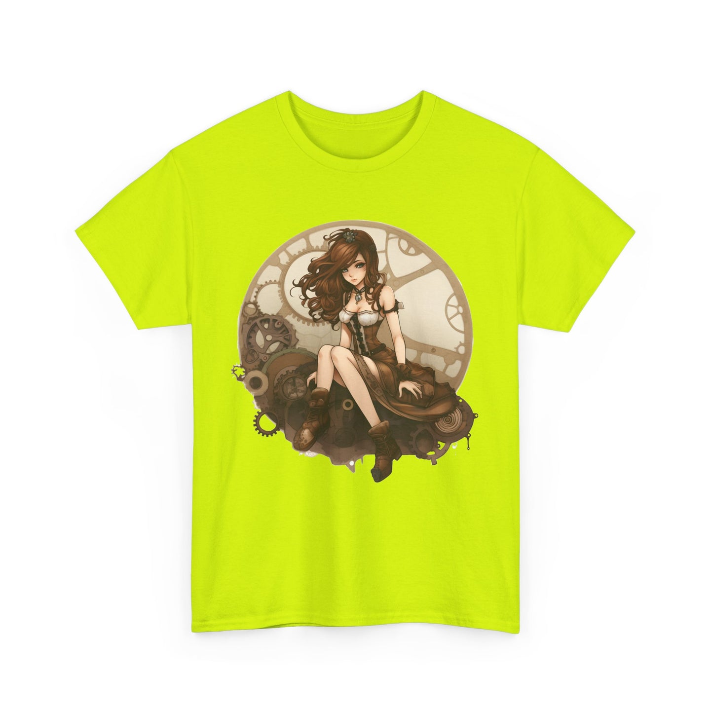 Sitting Gear Girl Heavy Cotton Tee