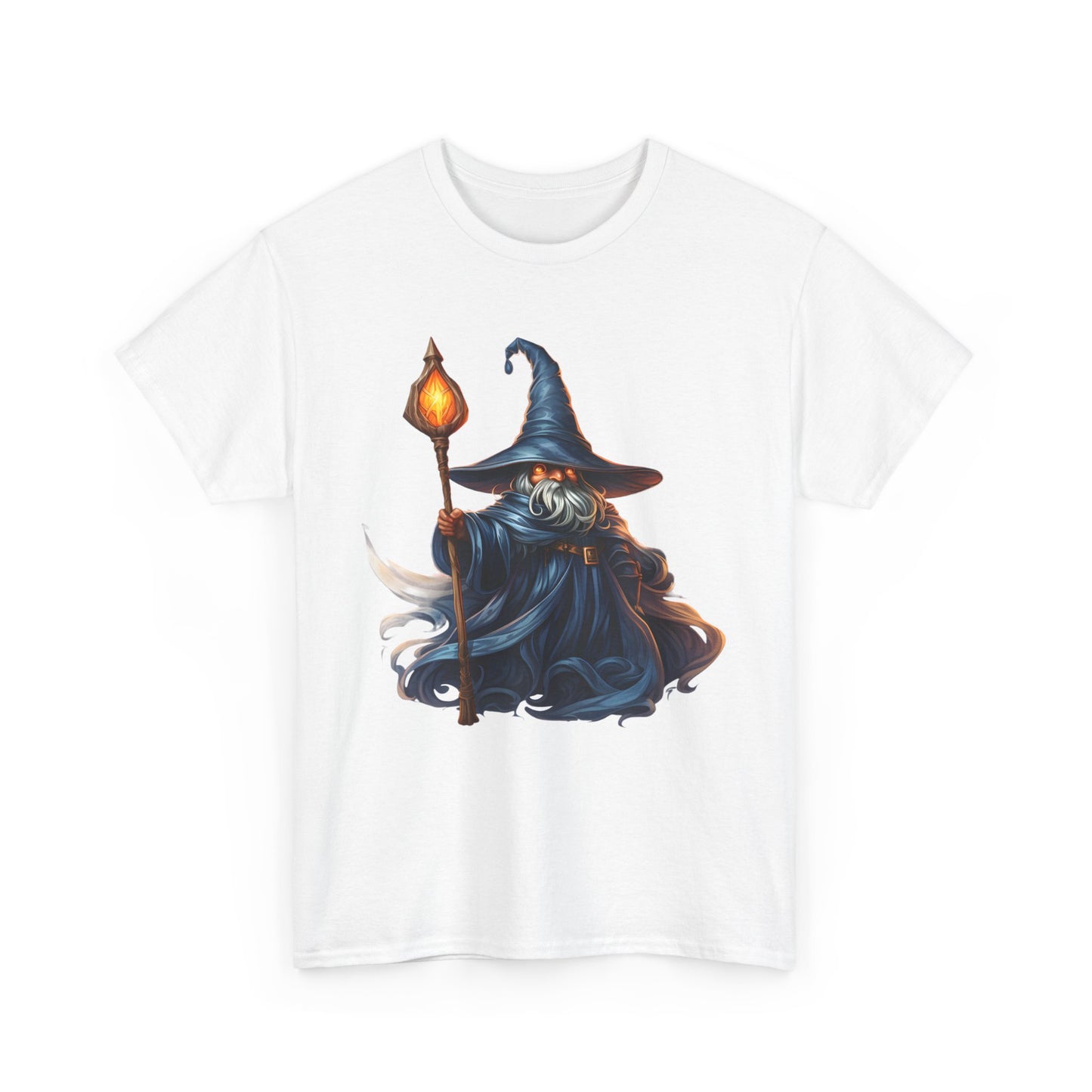 Ember-Eyed Fire Mage Heavy Cotton Tee