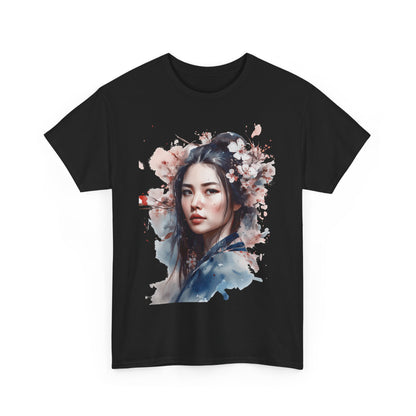 Chinese Woman of the Cherry Blossoms Heavy Cotton Tee