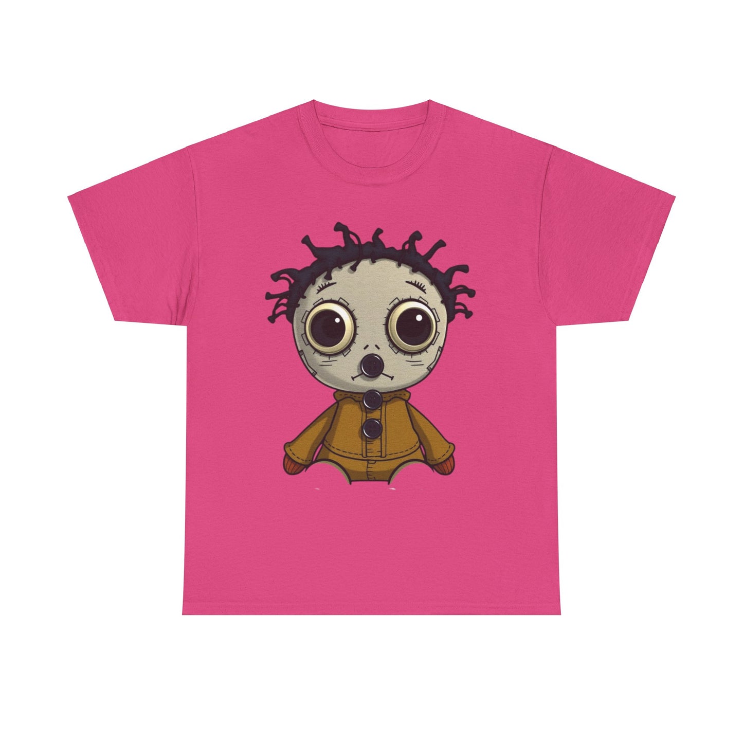 "Button Mouthed Voodoo Doll" Heavy Cotton Tee