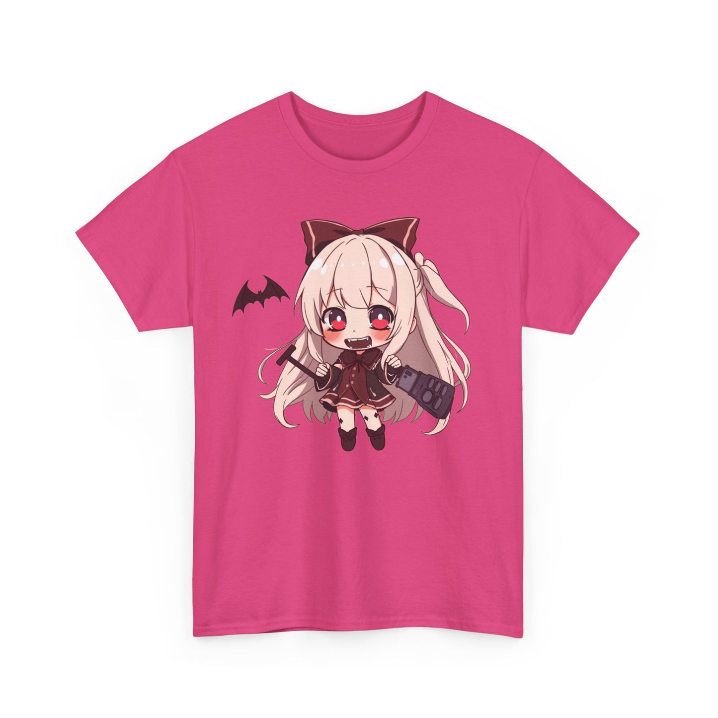 Chibi Vampire Girl Heavy Cotton Tee