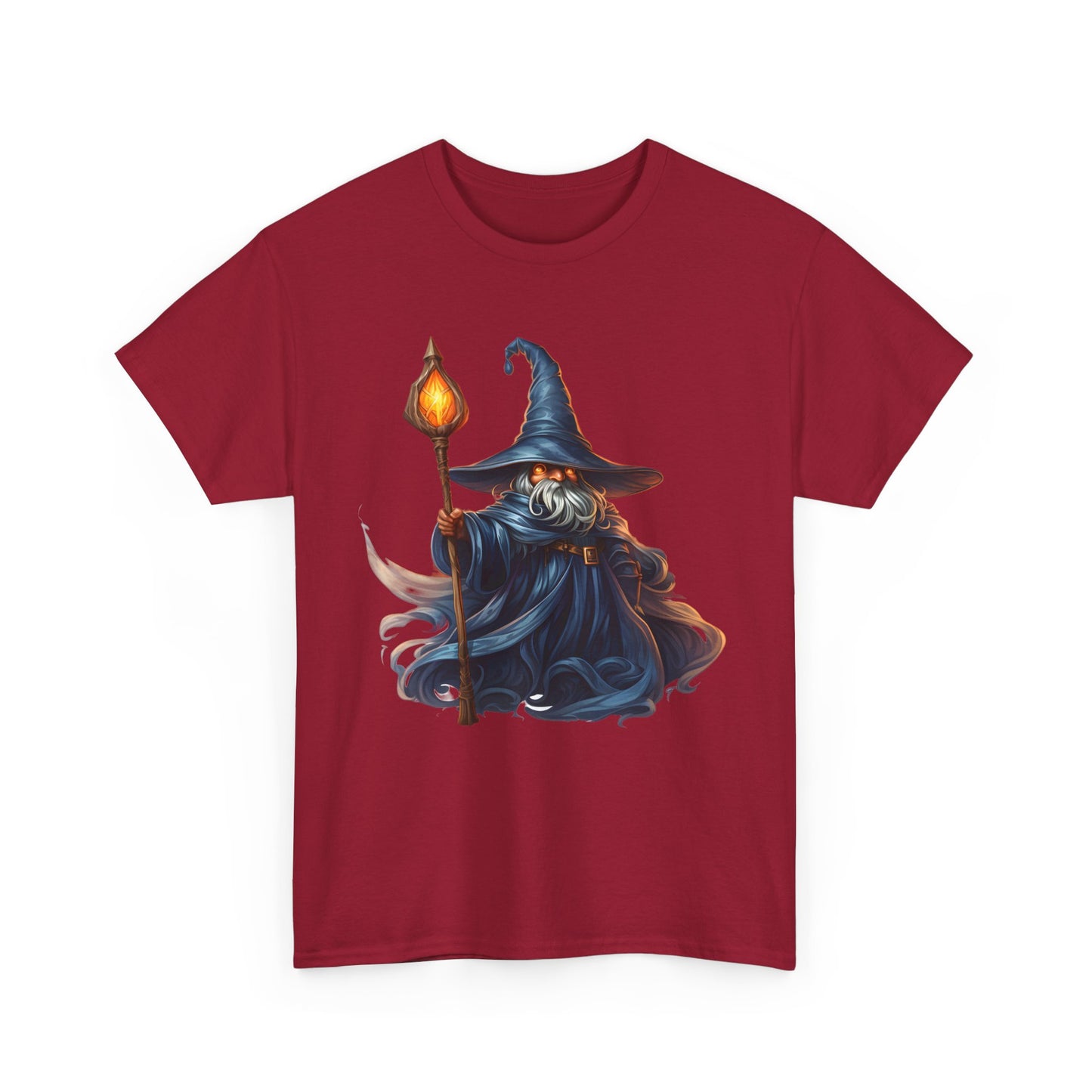 Ember-Eyed Fire Mage Heavy Cotton Tee