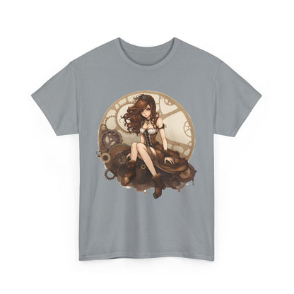 Sitting Gear Girl Heavy Cotton Tee