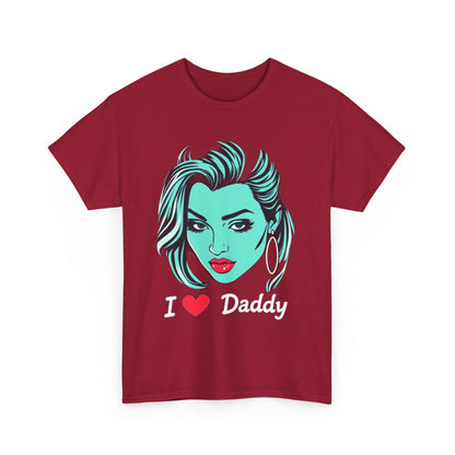 "I <3 Daddy" Heavy Cotton Tee