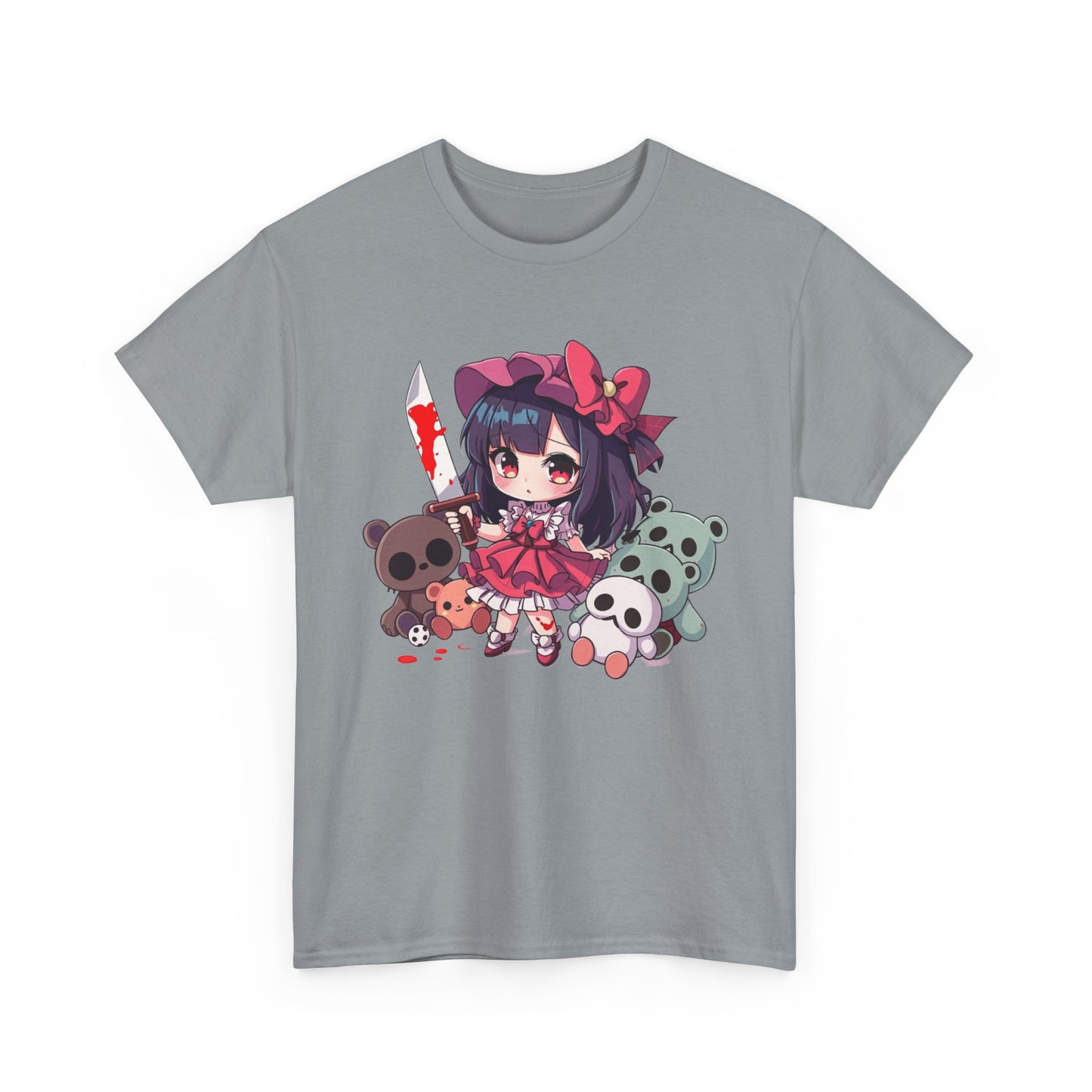 Chibi Killer Girl and Her Dolls Heavy Cotton Tee