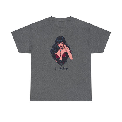 "I Bite" Heavy Cotton Tee