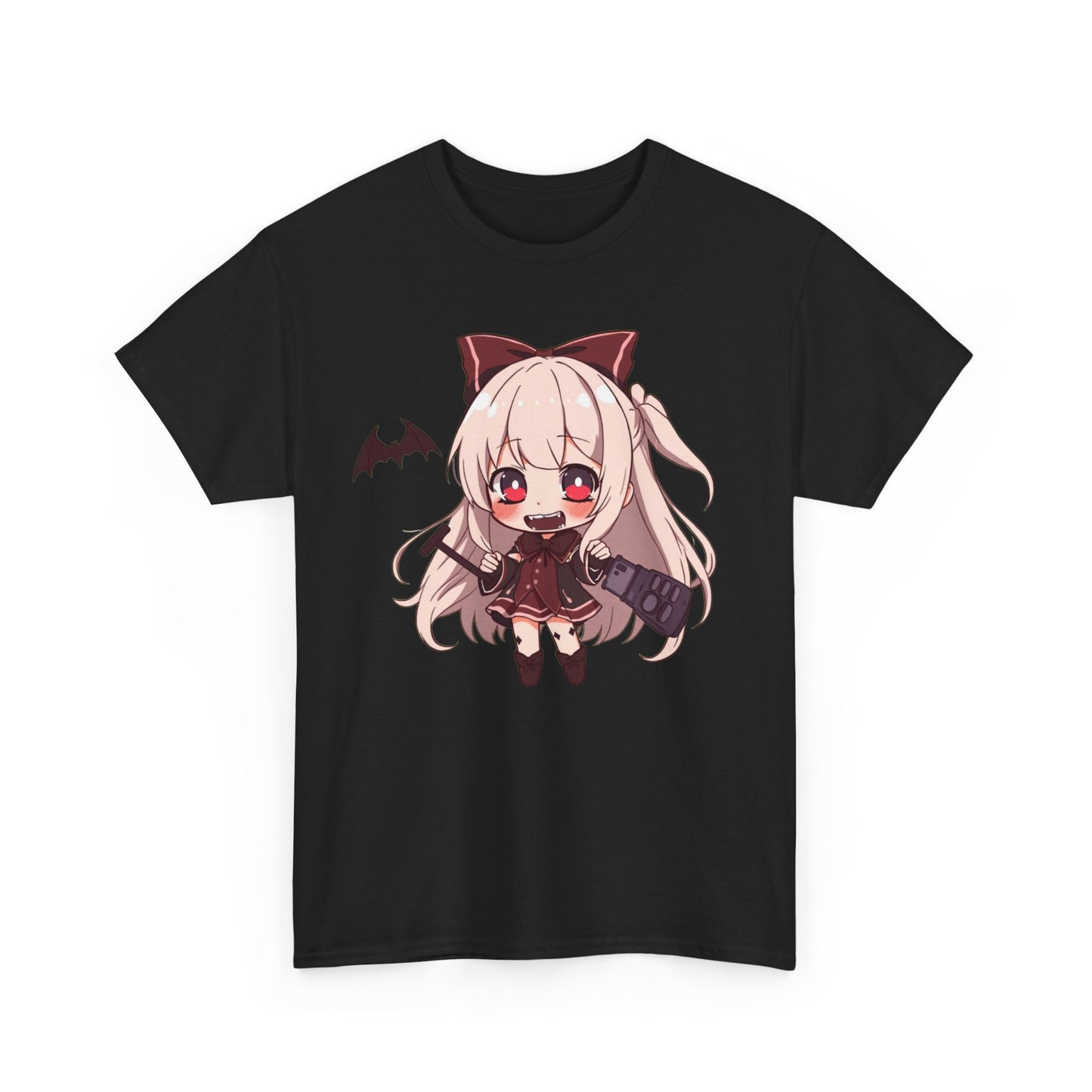 Chibi Vampire Girl Heavy Cotton Tee