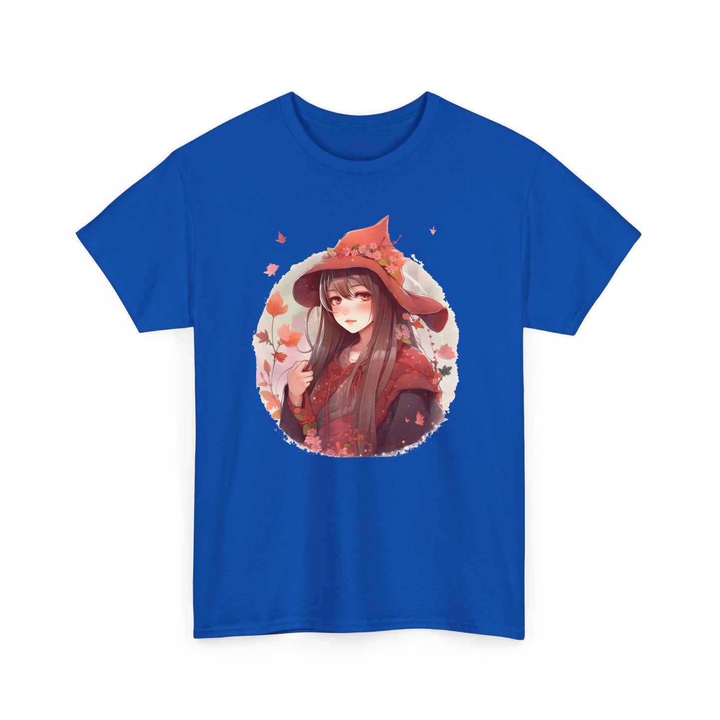 Enchanting Autumn Witch Heavy Cotton Tee