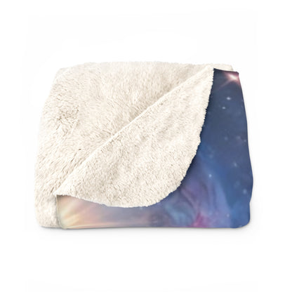 Anime Galactic Space Princess Sherpa Fleece Blanket