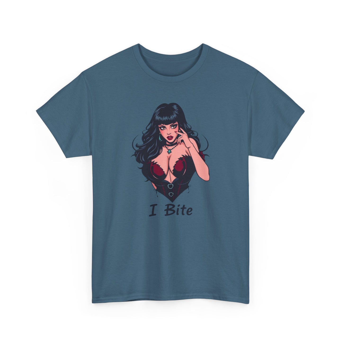 "I Bite" Heavy Cotton Tee