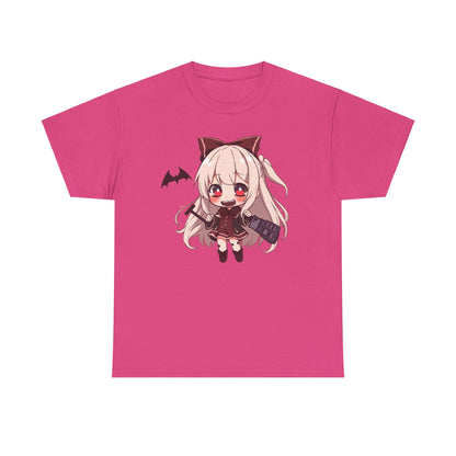 Chibi Vampire Girl Heavy Cotton Tee