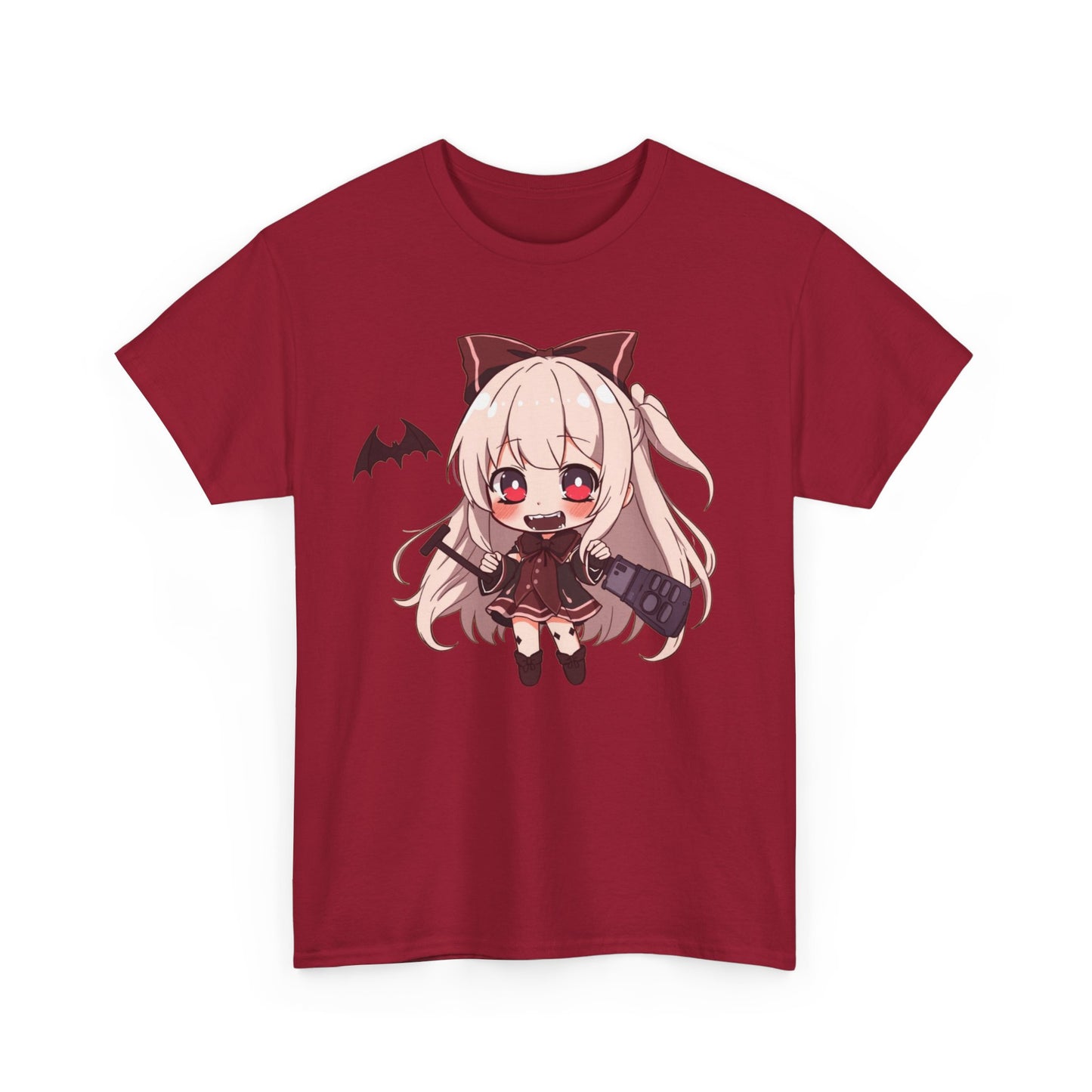 Chibi Vampire Girl Heavy Cotton Tee