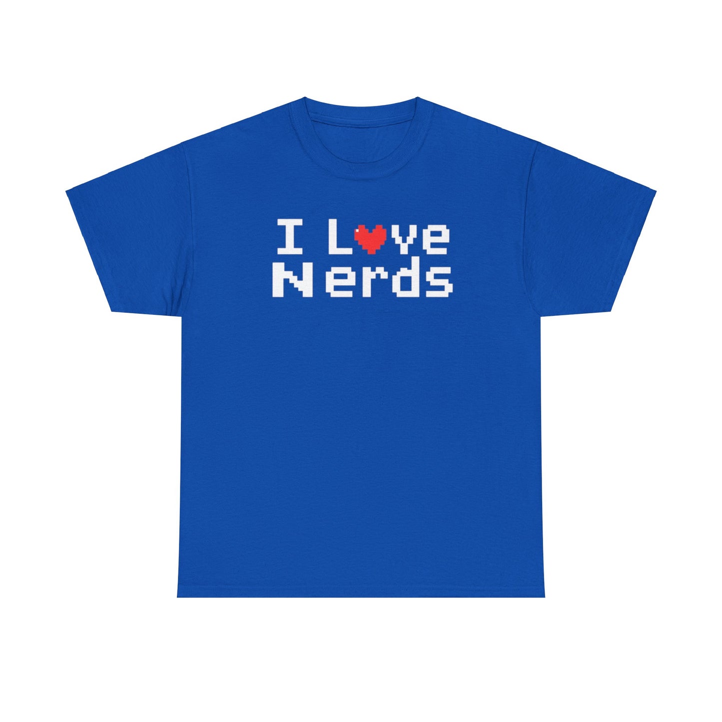 "I Love Nerds" Heavy Cotton Tee