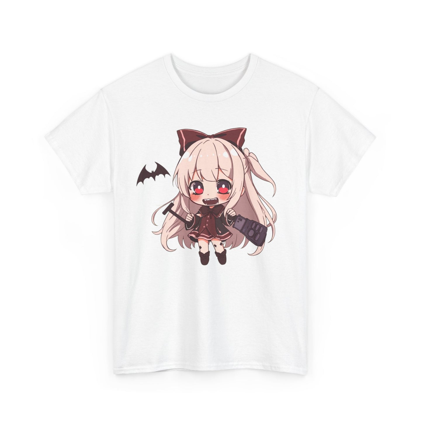 Chibi Vampire Girl Heavy Cotton Tee