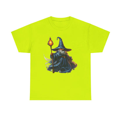 Ember-Eyed Fire Mage Heavy Cotton Tee