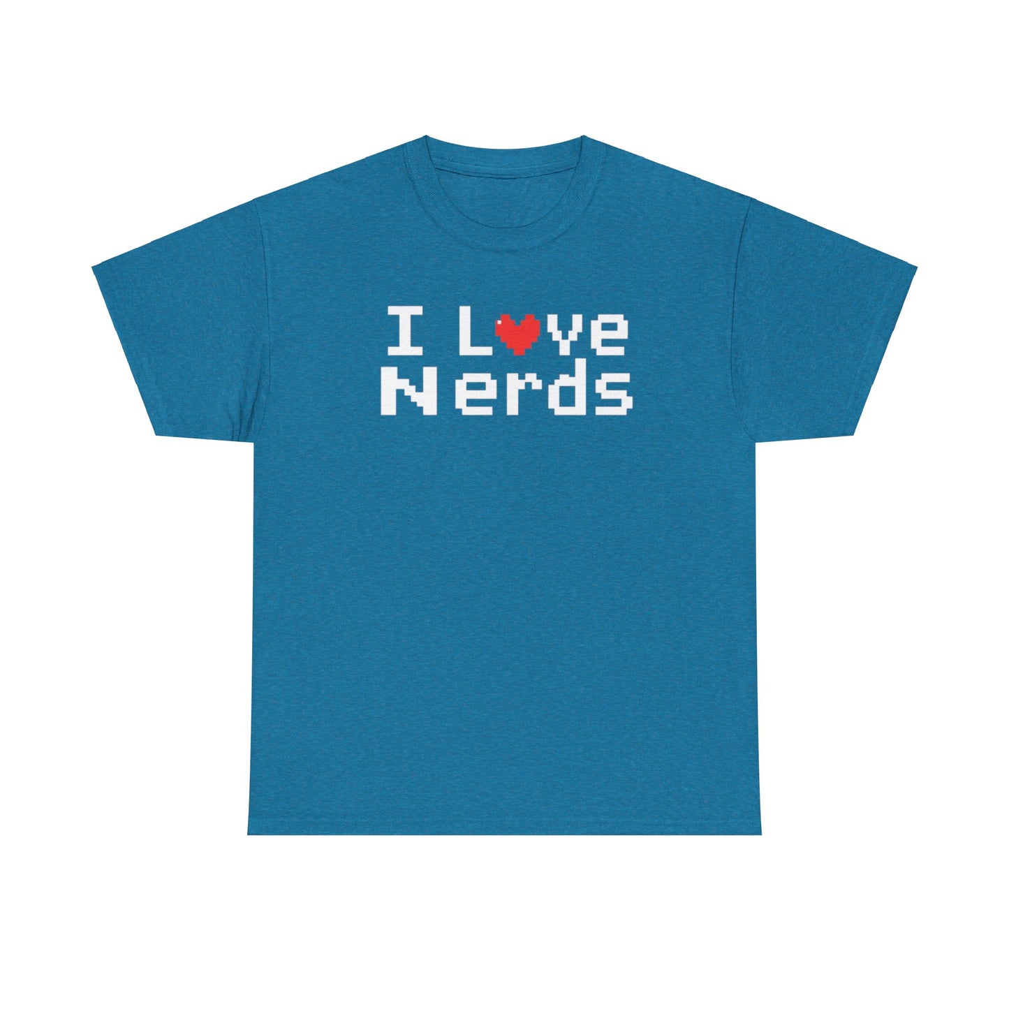 "I Love Nerds" Heavy Cotton Tee