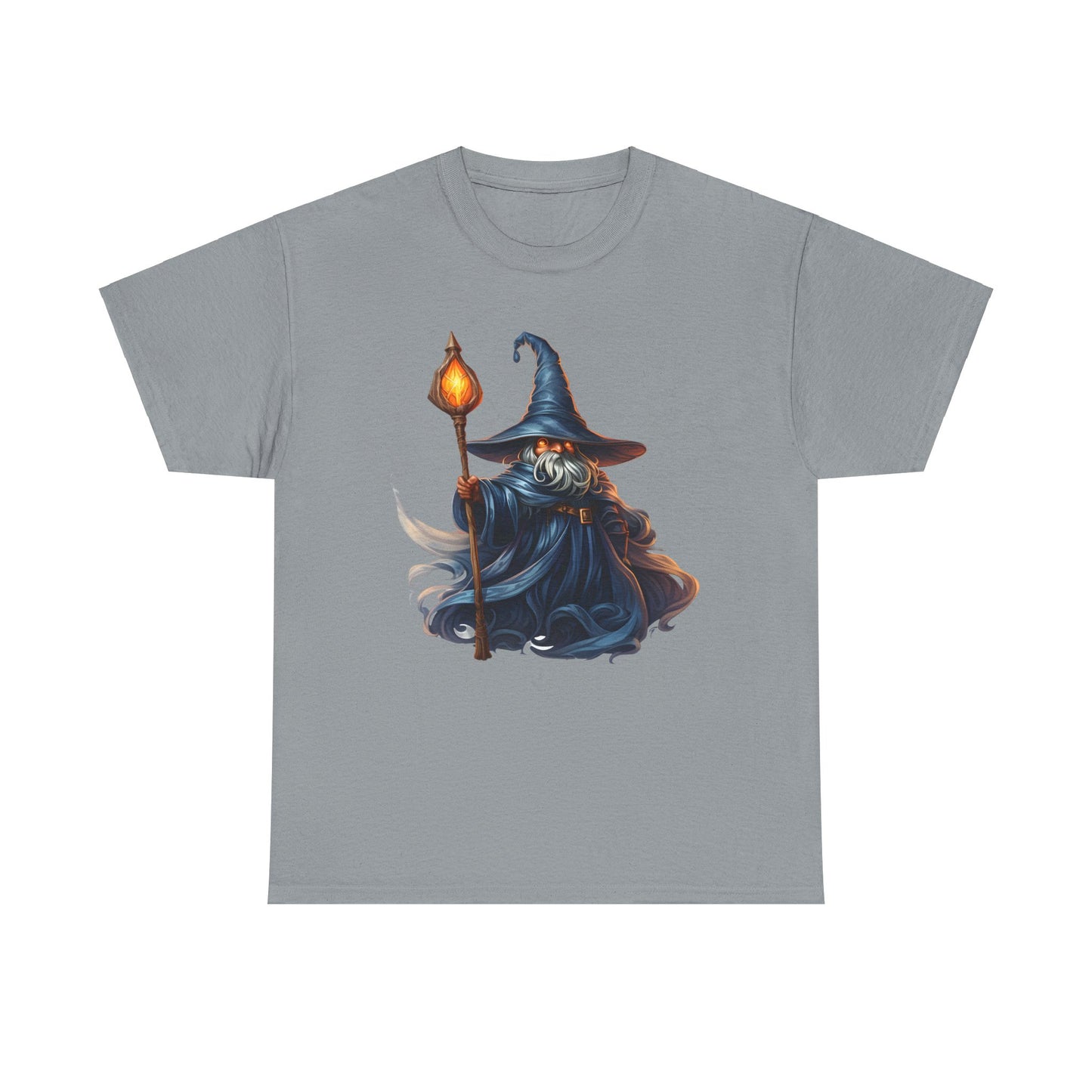 Ember-Eyed Fire Mage Heavy Cotton Tee