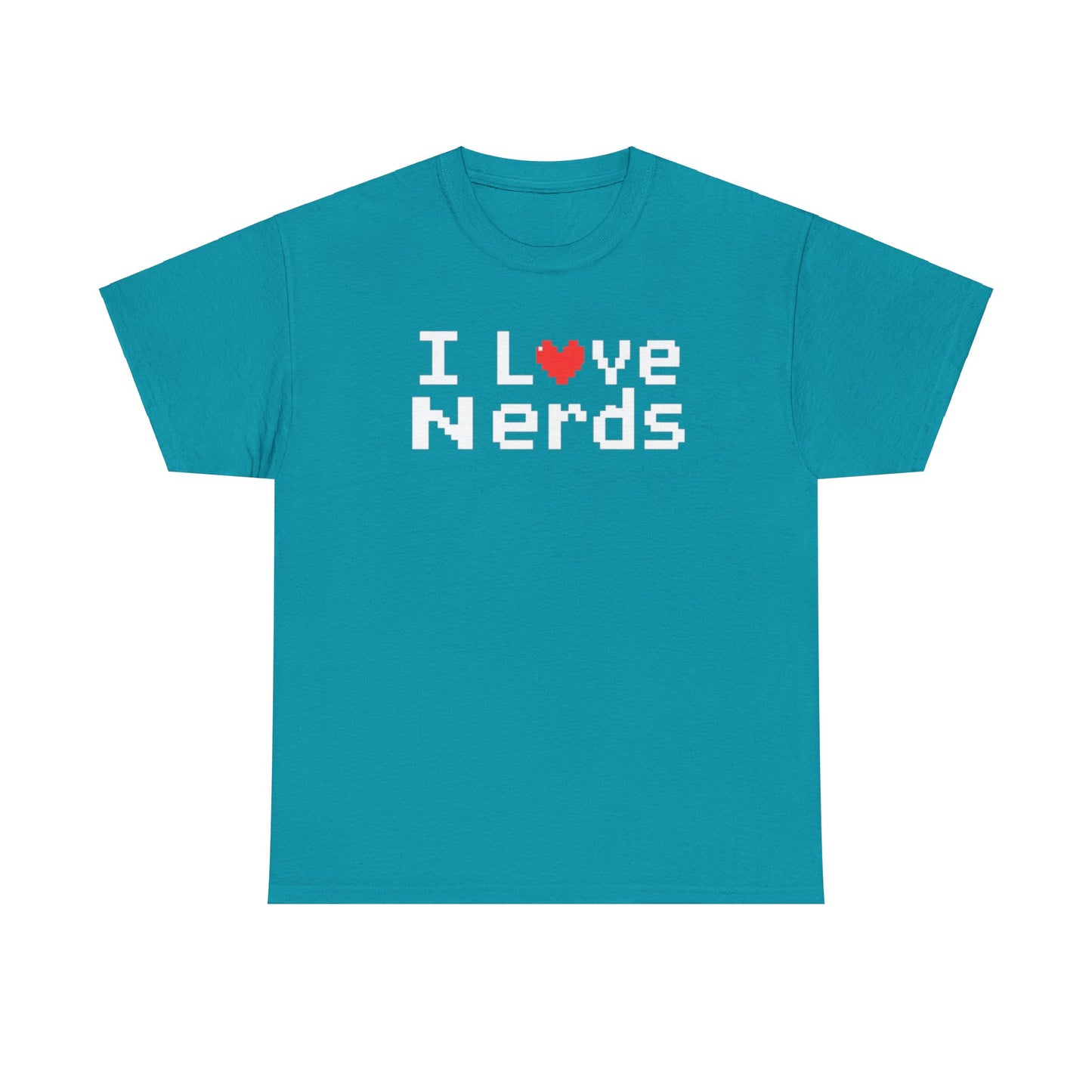 "I Love Nerds" Heavy Cotton Tee